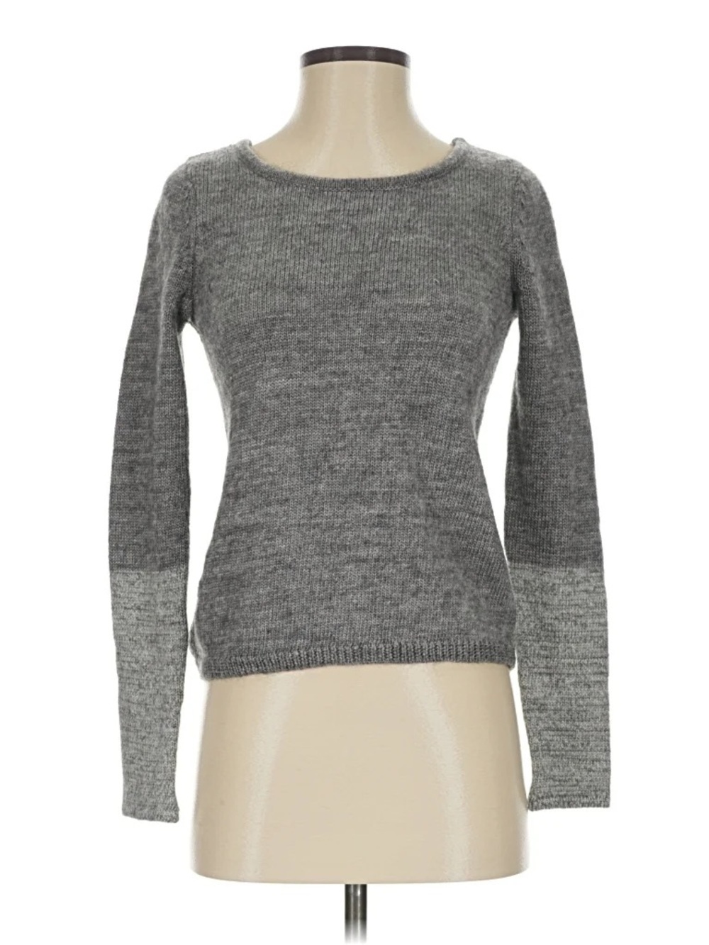 Outback Red Gray Crewneck Long-Sleeve Knit Sweater NWT
